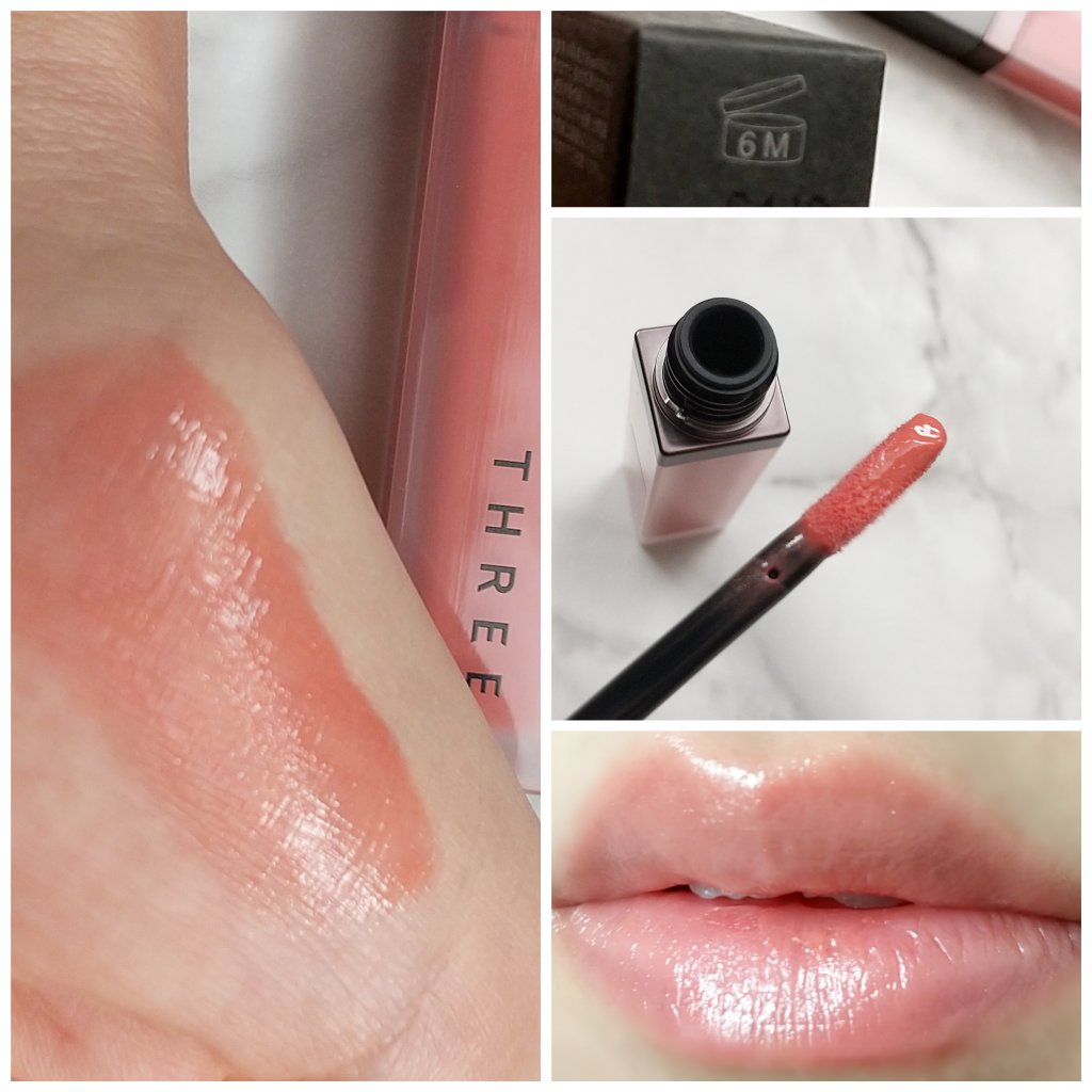 THREE ディヴァインリップジェム 04 KISS THE SKY/THREE/口紅を使ったクチコミ（2枚目）