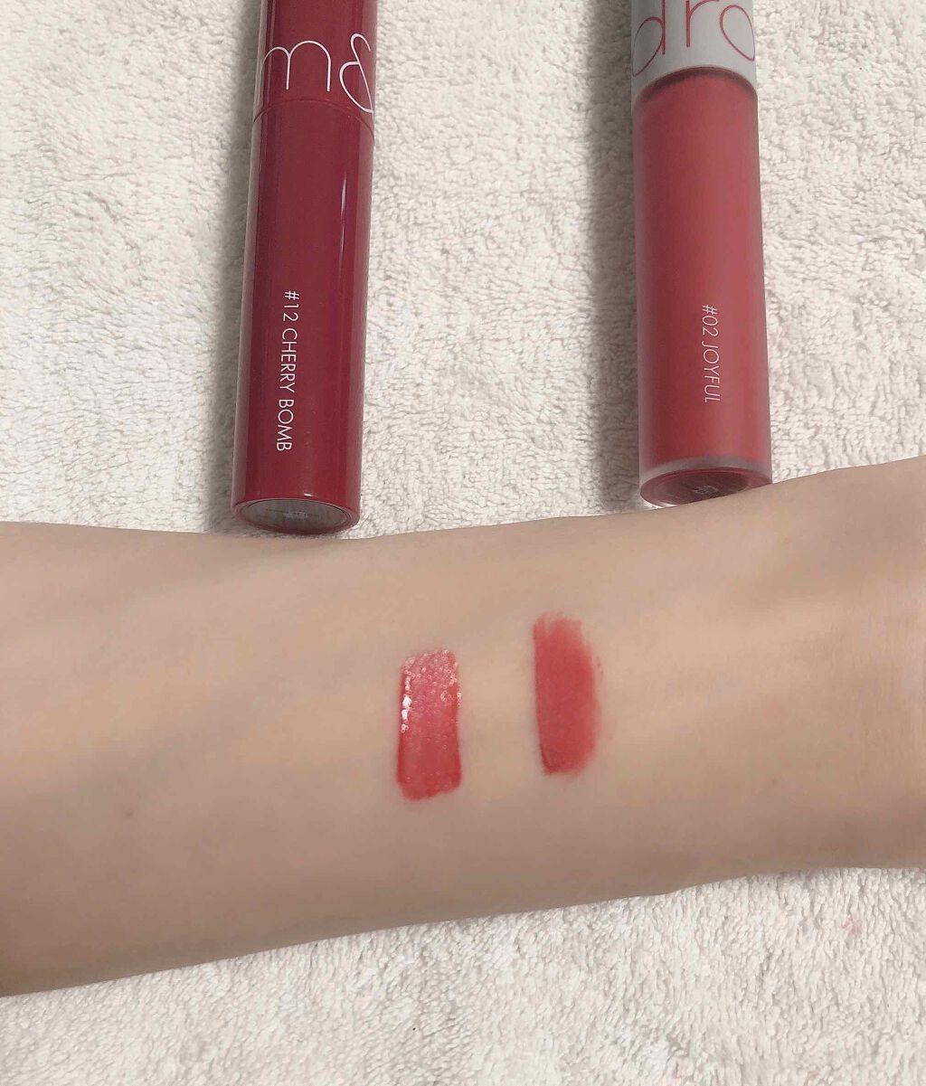 ゼロベルベットティント/rom&nd/リップティントを使ったクチコミ（3枚目）