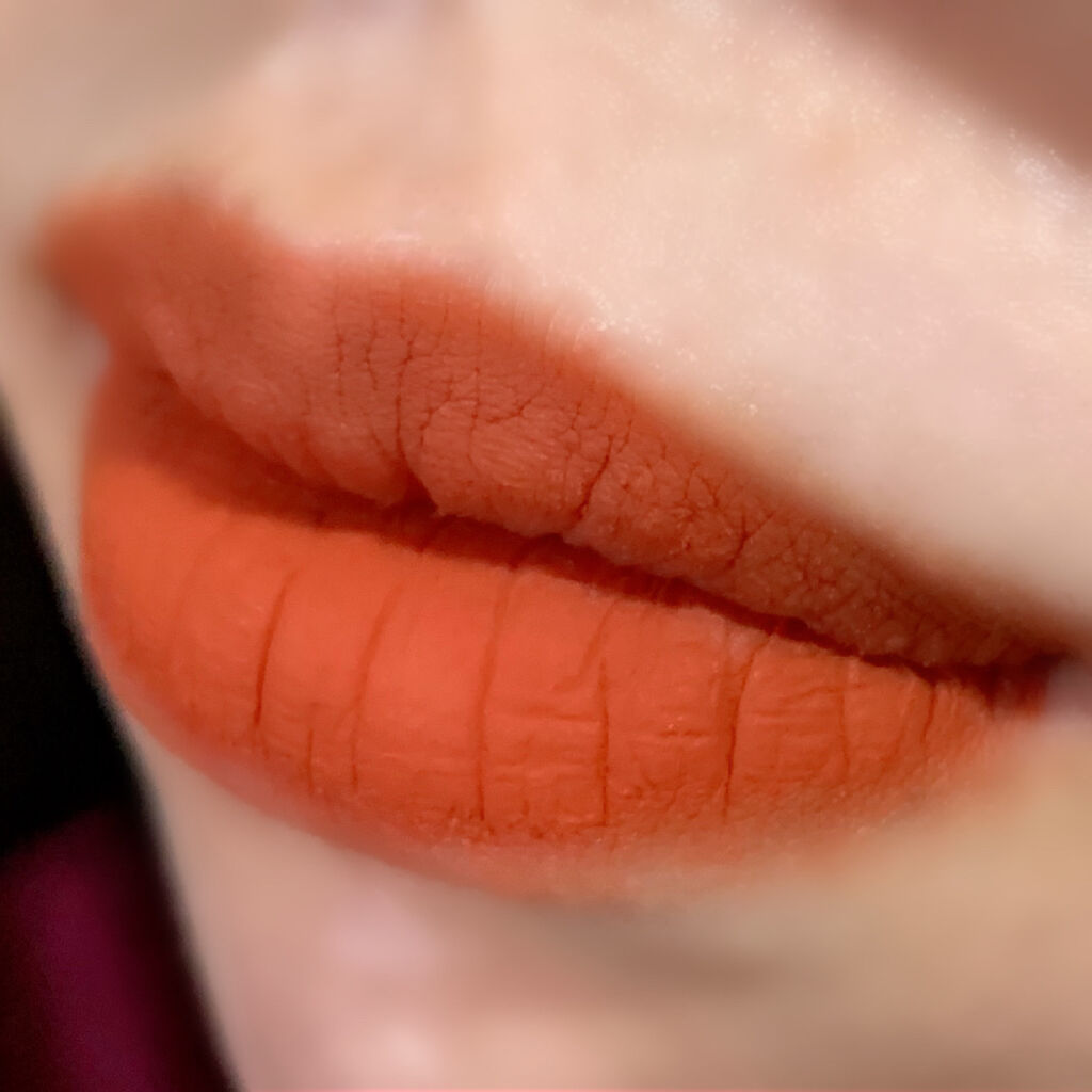 エアフィットベルベットティント/LIZDA/リップティントを使ったクチコミ（3枚目）