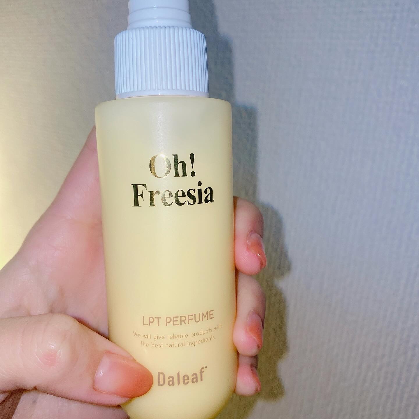 パフュームヘアパックインミスト Pink Breeze/Daleaf/アウトバストリートメントを使ったクチコミ（2枚目）