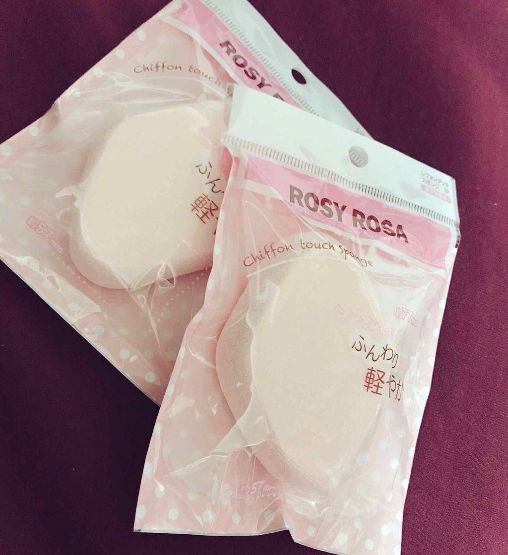 シフォンタッチスポンジ ダイヤ型/ロージーローザ/パフ・スポンジを使ったクチコミ(1枚目)