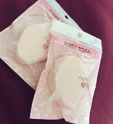 シフォンタッチスポンジ ダイヤ型/ロージーローザ/パフ・スポンジを使ったクチコミ(1枚目)