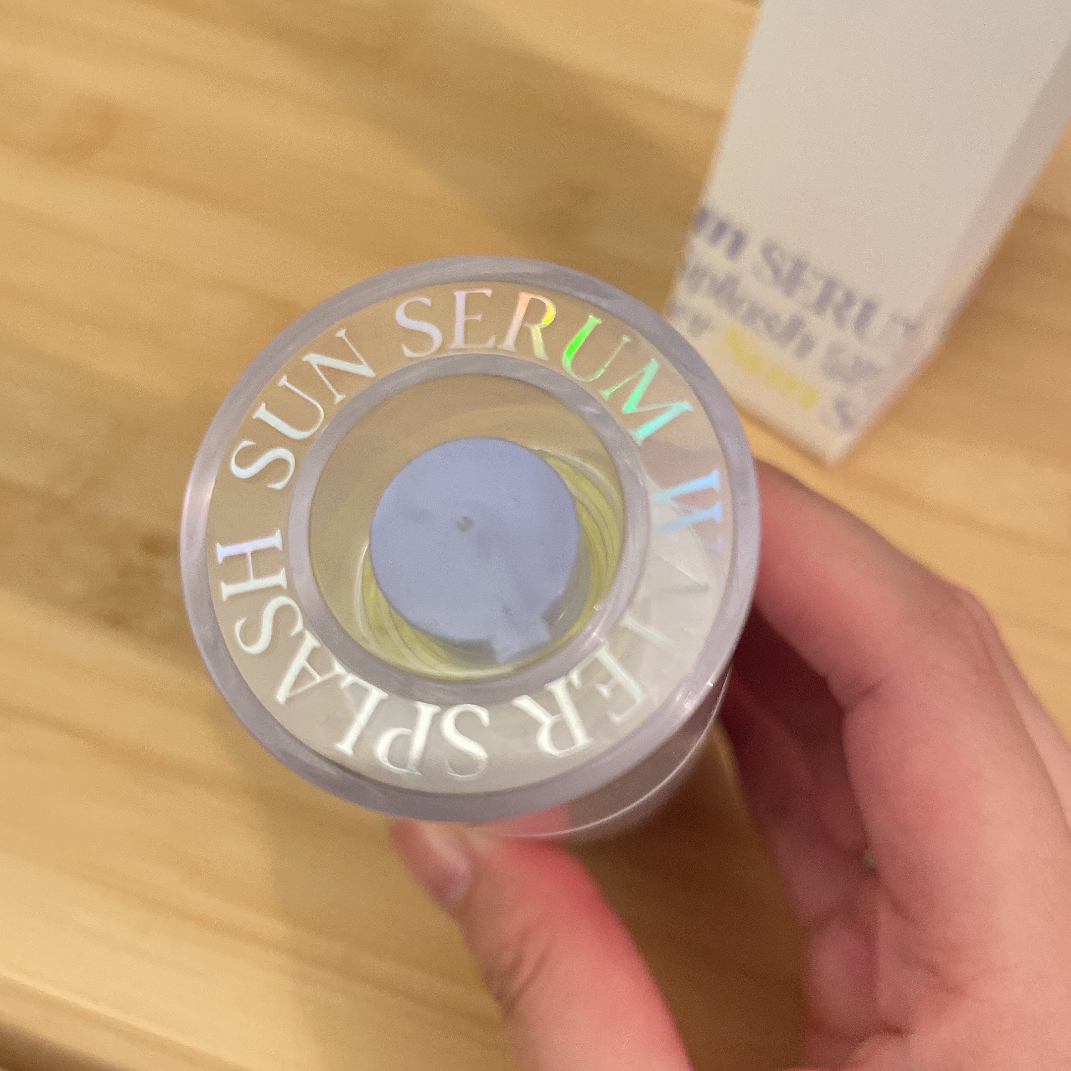 エスポア ウォータースプラッシュサンセラム 50ml/espoir/日焼け止めクリームを使ったクチコミ（2枚目）