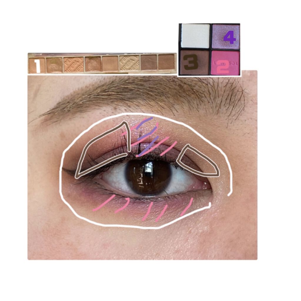 オール テイク ムード パレット(24AD)/PERIPERA/アイシャドウパレットを使ったクチコミ（2枚目）