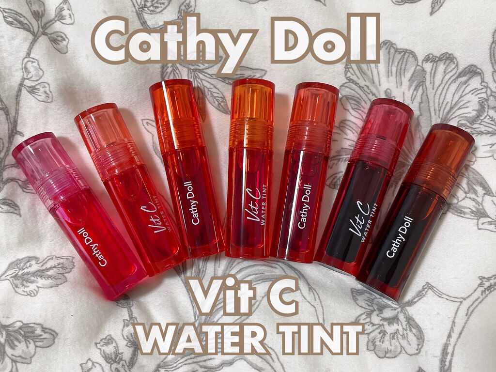 Vit C ウォーターティント 05 Cherry/CathyDoll/リップティントを使ったクチコミ（1枚目）