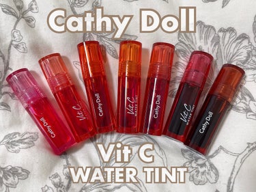 Vit C ウォーターティント 01 Strawberry/CathyDoll/口紅を使ったクチコミ（1枚目）