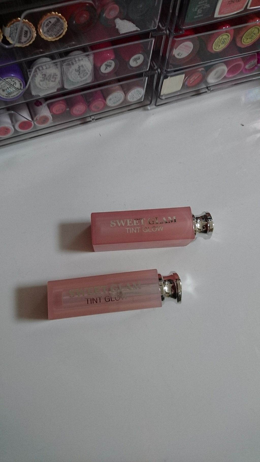 SWEET GLAM TWO TONE GLOW/SECRET KEY/口紅を使ったクチコミ（2枚目）