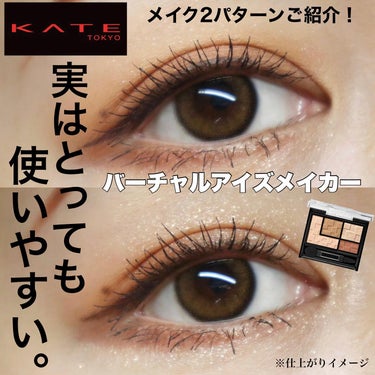 バーチャルアイズメイカー/KATE/アイシャドウパレットを使ったクチコミ（1枚目）