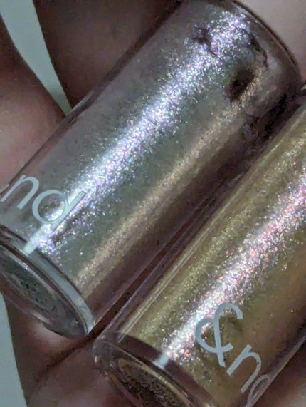 アンドバイロムアンド グラッシーアイグリッター/&nd by rom&nd/グリッターを使ったクチコミ(4枚目)