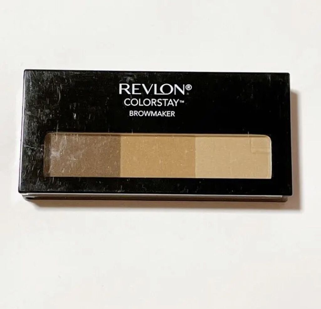 カラーステイ ブロウ メーカー 02 ライト　ブラウン/REVLON/パウダーアイブロウを使ったクチコミ（1枚目）