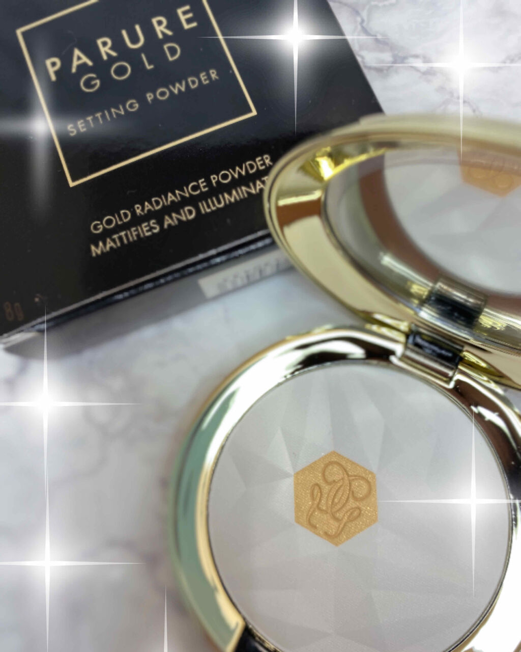 GUERLAIN パリュール ゴールド セッティング パウダーのクチコミ「昨年も発売されて話題になっていたコチラ。
買っておきました笑

▶︎GUERLAINパリュール.....」（1枚目）