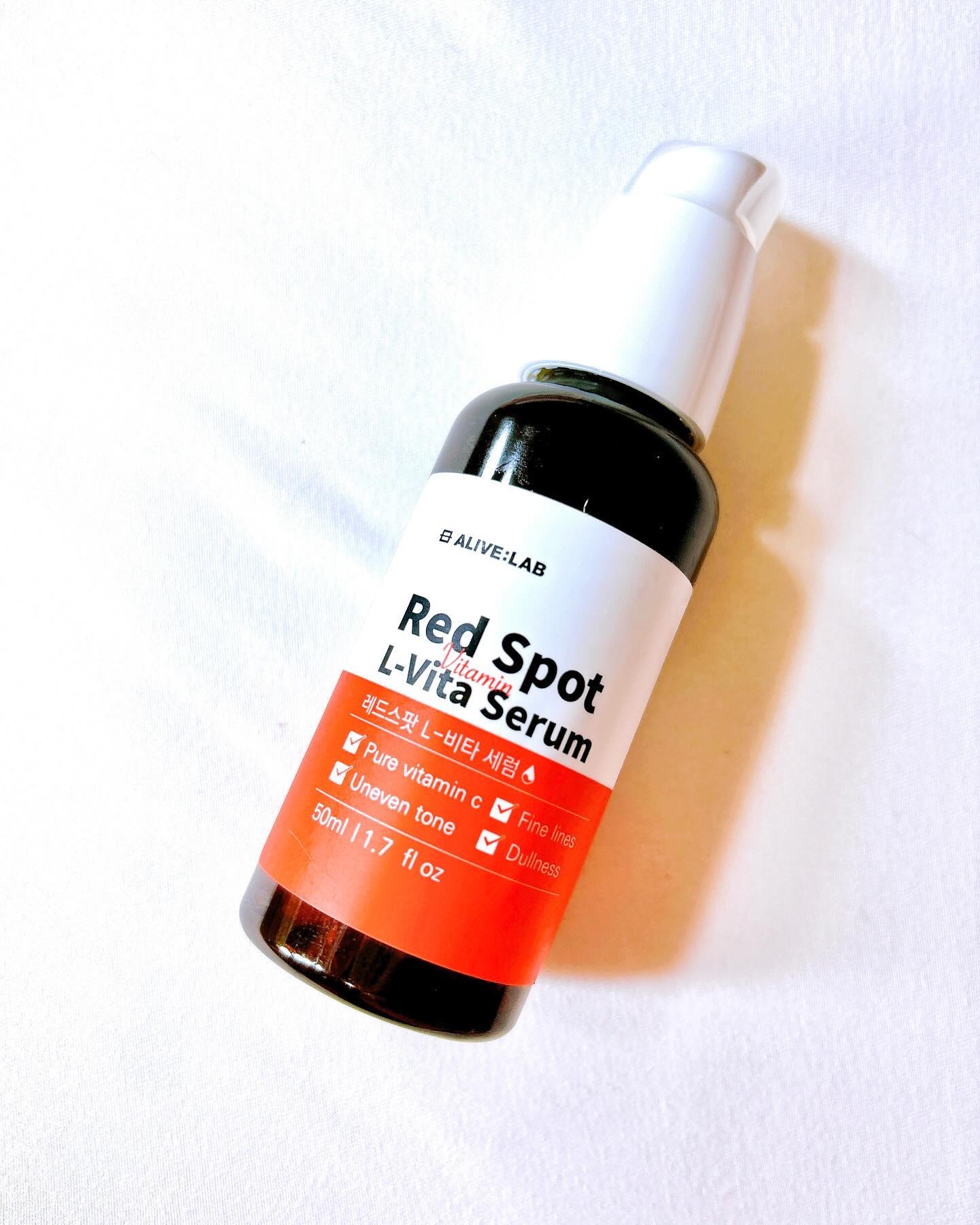 レッドスポット L-ビタセラム/Alive:Lab/美容液を使ったクチコミ（2枚目）