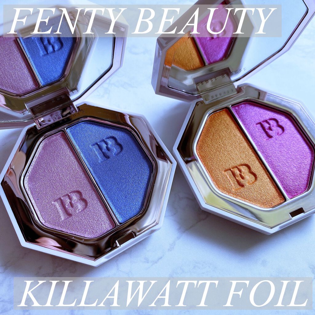 KILLAWATT FREESTYLE HIGHLIGHTER DUO/FENTY BEAUTY BY RIHANNA/パウダーハイライトを使ったクチコミ（1枚目）