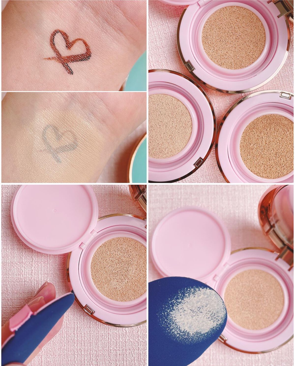 ピンクティーツリーカバークッション/APLIN/クッションファンデーションを使ったクチコミ（3枚目）