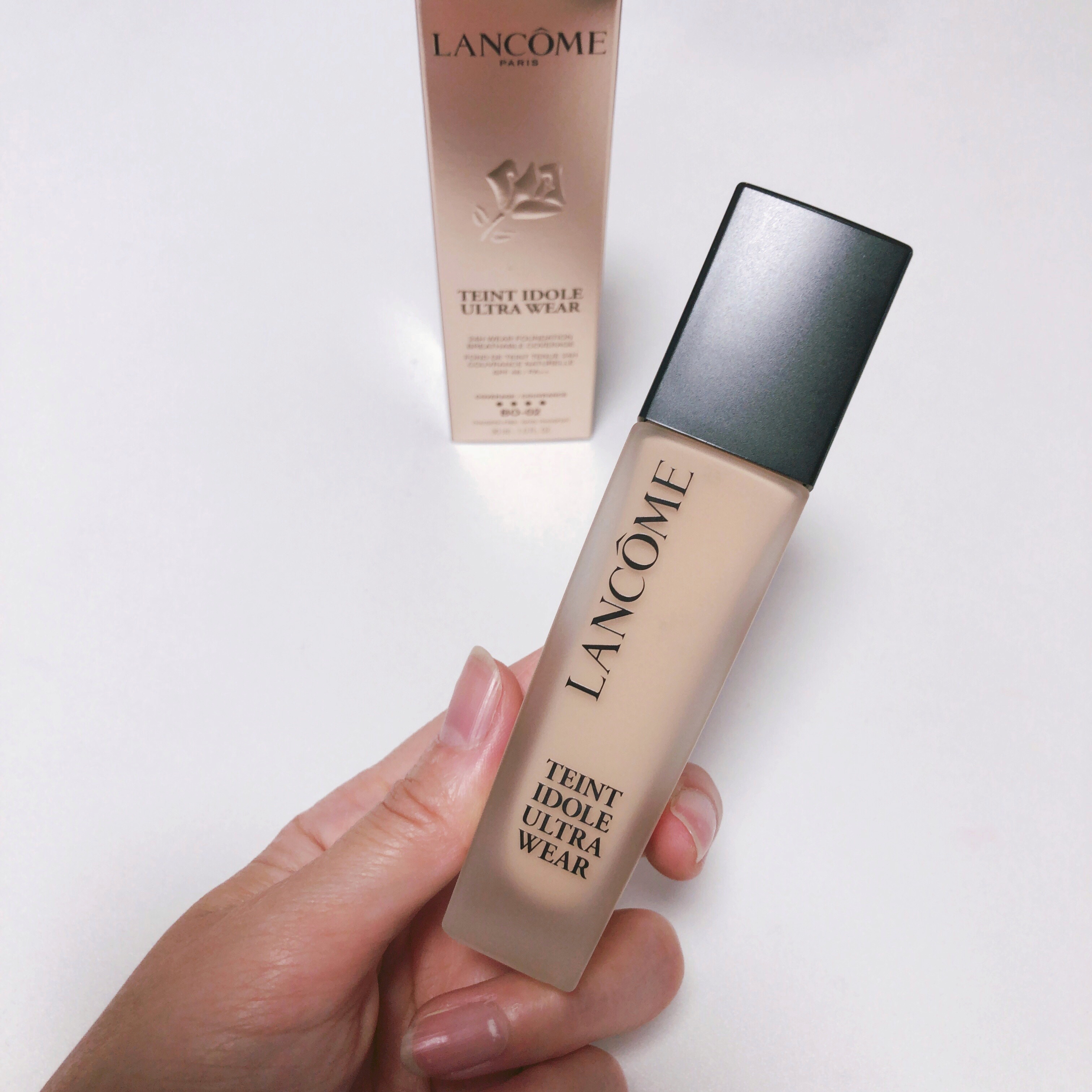 タンイドル ウルトラ ウェア リキッド BO-02/LANCOME/リキッドファンデーションを使ったクチコミ（1枚目）