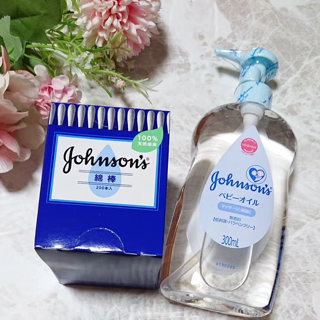 ジョンソン ベビーオイル 無香料/ジョンソンベビー/ボディオイルを使ったクチコミ（1枚目）