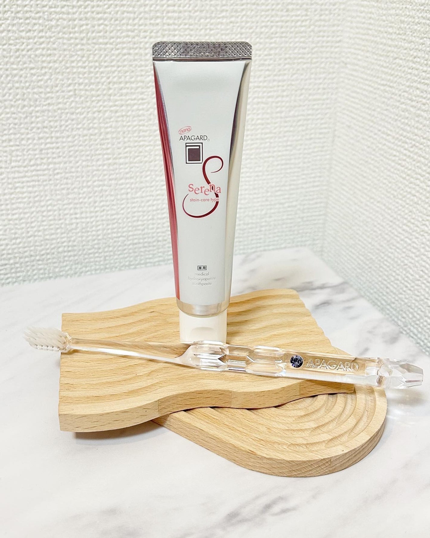 アパガードクリスタル歯ブラシ/アパガード/歯ブラシを使ったクチコミ(1枚目)