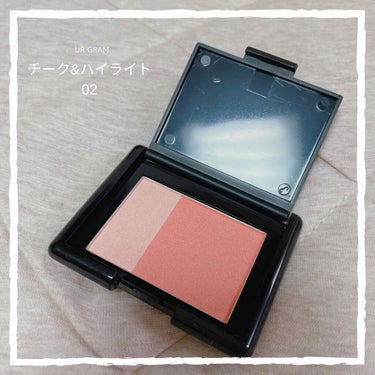 UR GLAM LUXE　CHEEK & HIGHLIGHT/U R GLAM/パウダーチークを使ったクチコミ（1枚目）