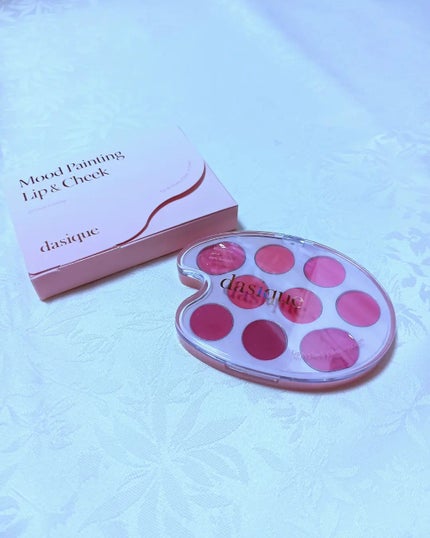 ムードペインティングリップアンドチークパレット/dasique/マルチパレットを使ったクチコミ(4枚目)