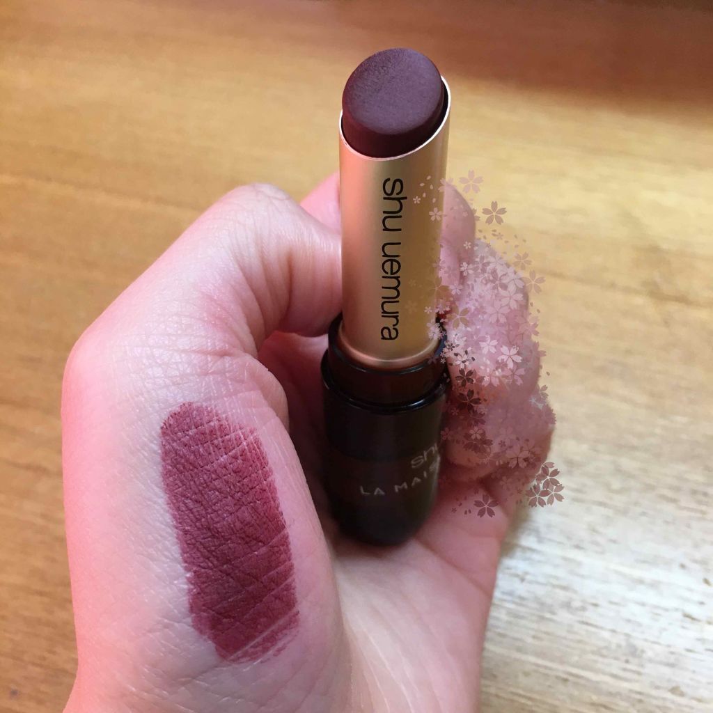 ルージュ アンリミテッド マット/shu uemura/口紅を使ったクチコミ(2枚目)