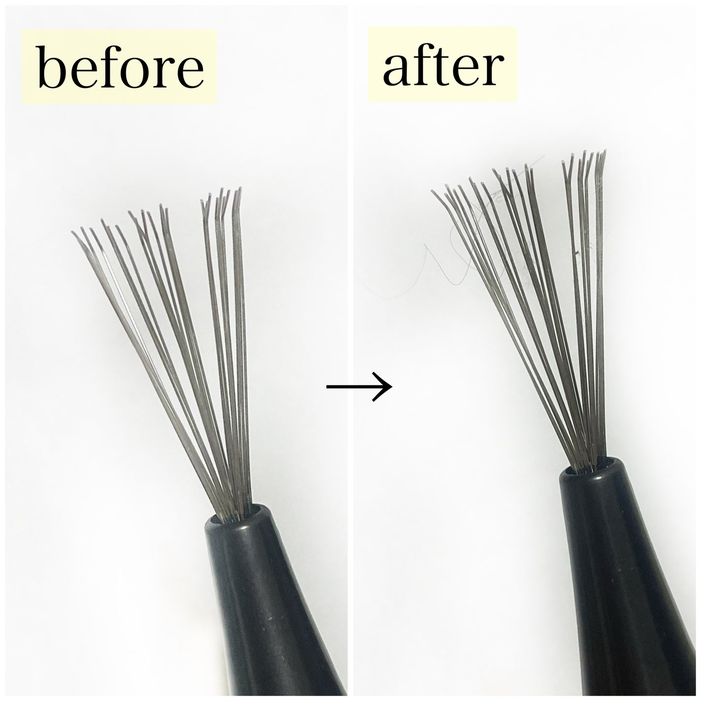 ヘアブラシクリーナー/セリア/ヘアケアグッズを使ったクチコミ(5枚目)