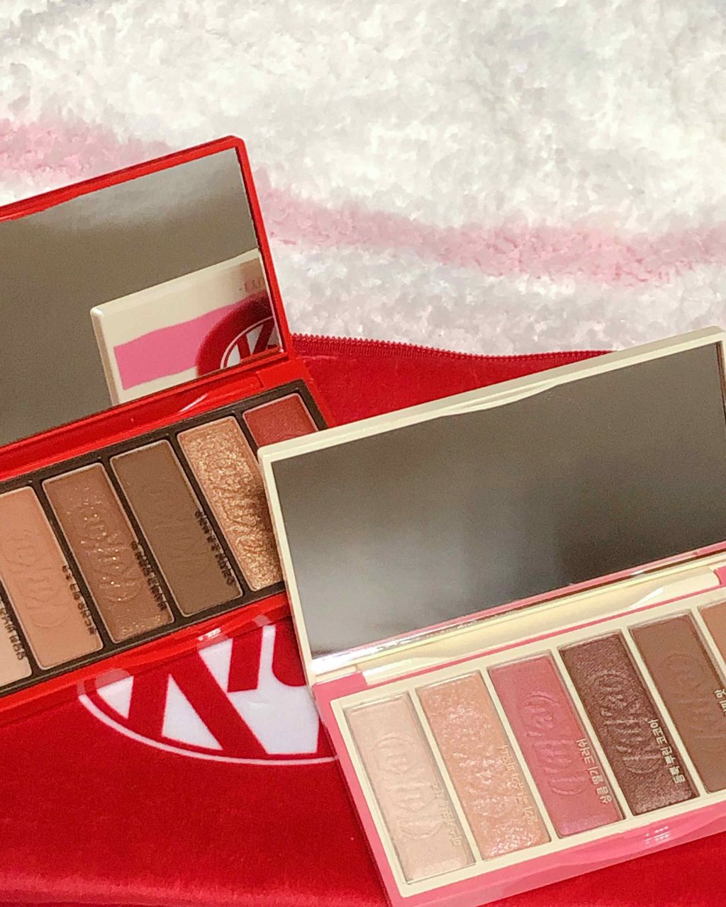 プレイカラーアイズ ミニ #キットカット ストロベリーティラミス/ETUDE/アイシャドウパレットを使ったクチコミ（2枚目）