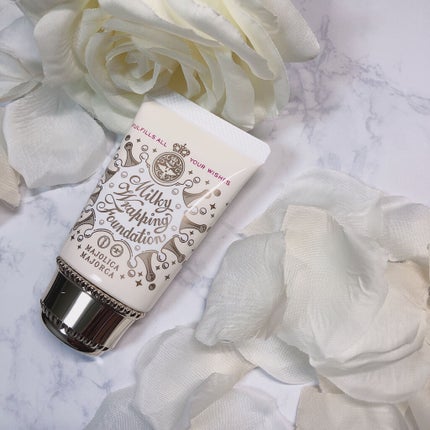 ミルキーラッピングファンデ/MAJOLICA MAJORCA/リキッドファンデーションを使ったクチコミ(1枚目)