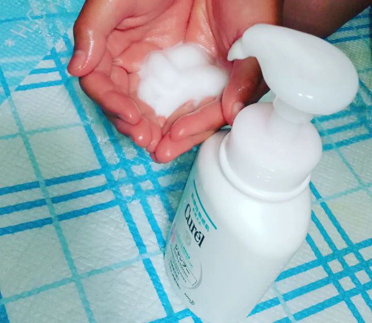 泡シャンプー/キュレル/市販シャンプーを使ったクチコミ（2枚目）