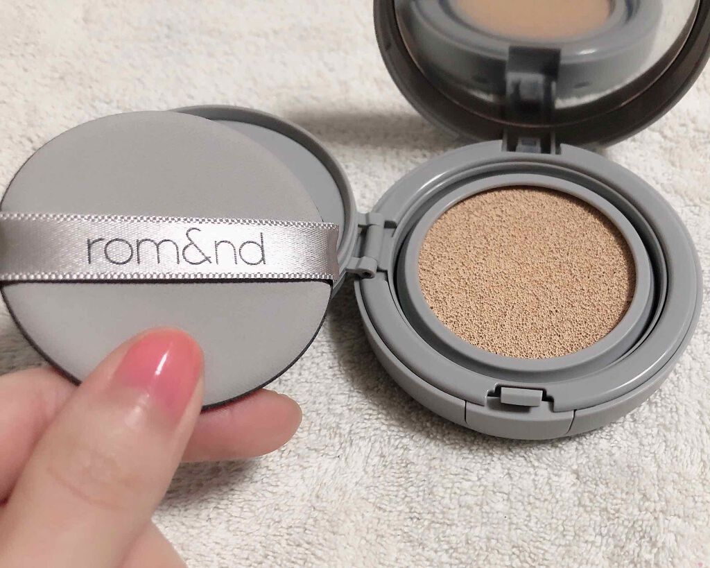 ゼロクッション/rom&nd/クッションファンデーションを使ったクチコミ（2枚目）
