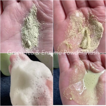 グリーンティー&エンザイムパウダーウォッシュ/By Wishtrend/洗顔パウダーを使ったクチコミ(4枚目)