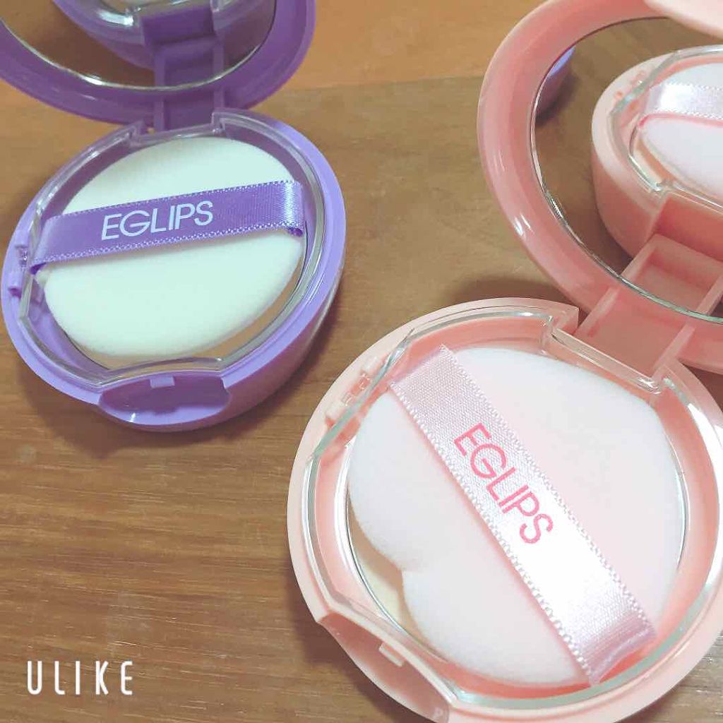 ブラーパウダーパクト ラベンダーエディション 23号/EGLIPS/化粧下地を使ったクチコミ(3枚目)