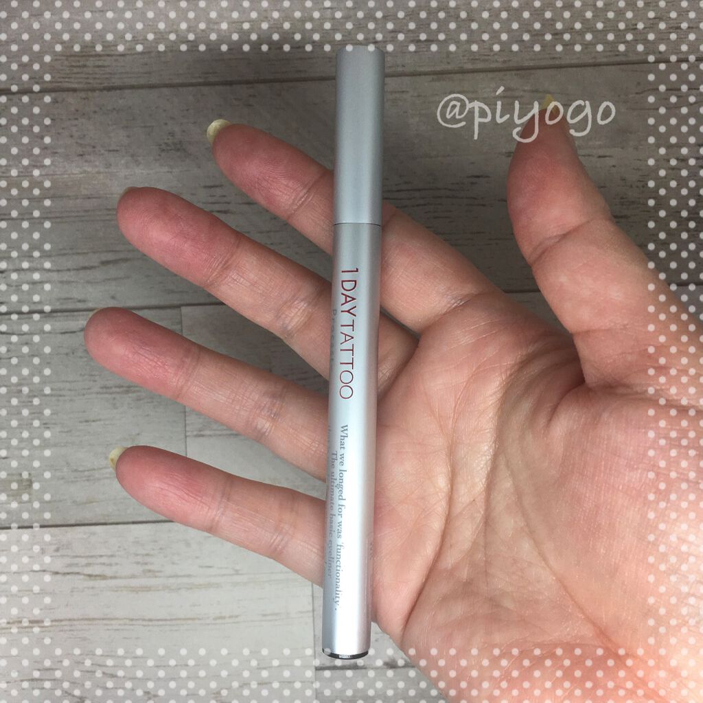 1DAY TATTOO プロキャスト ザ・アイライナー/K-パレット/リキッドアイライナーを使ったクチコミ(2枚目)