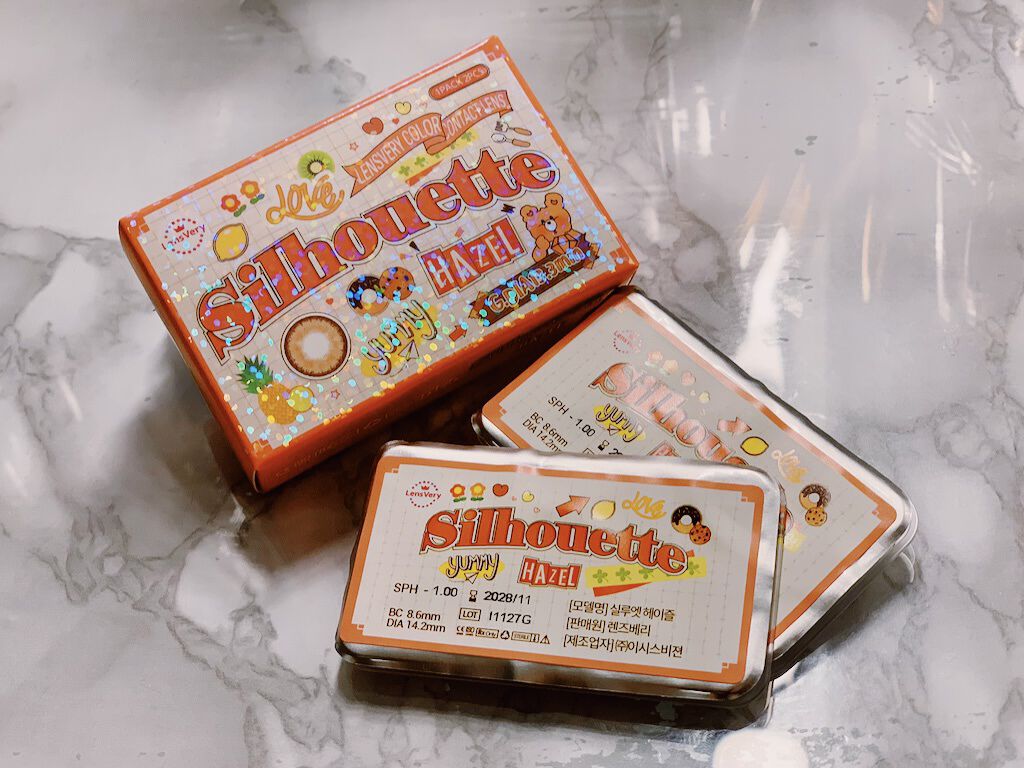 シルエットマンスリー/LensVery/１ヶ月（１MONTH）カラコンを使ったクチコミ（2枚目）