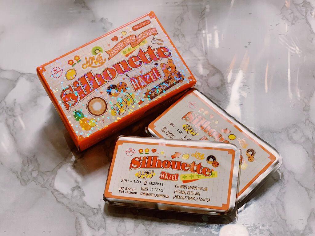 シルエットマンスリー/LensVery/1ヶ月(1MONTH)カラコンを使ったクチコミ(2枚目)