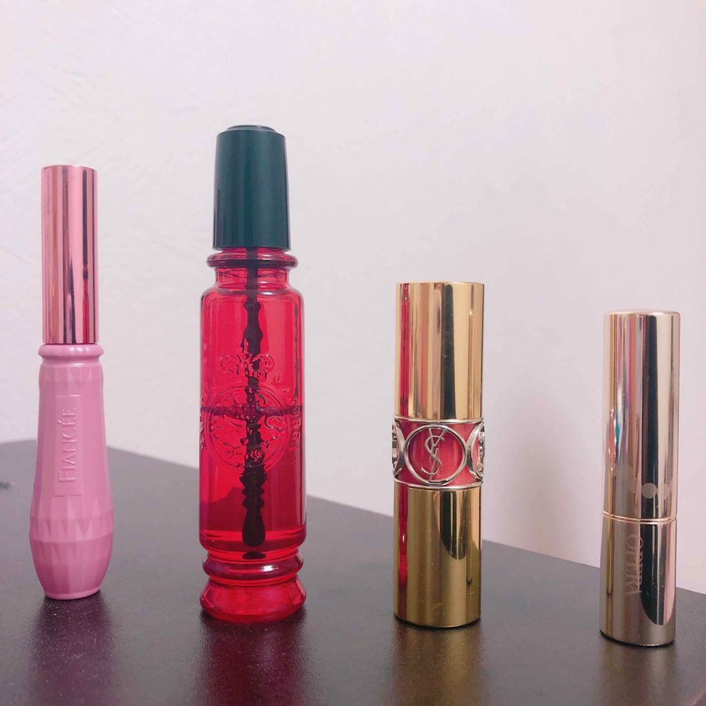 ルージュ ヴォリュプテ シャイン/YVES SAINT LAURENT BEAUTE/口紅を使ったクチコミ(1枚目)