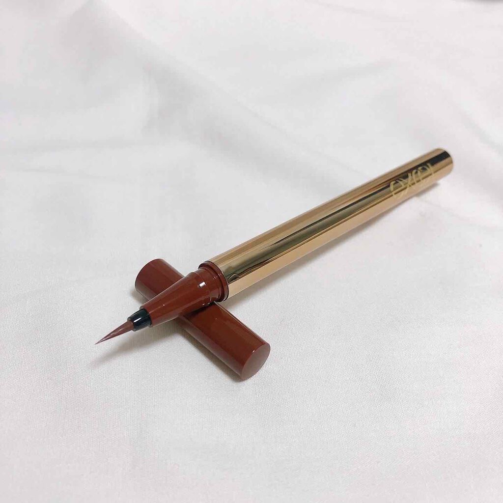 スキニーリッチライナー/excel/リキッドアイライナーを使ったクチコミ(1枚目)