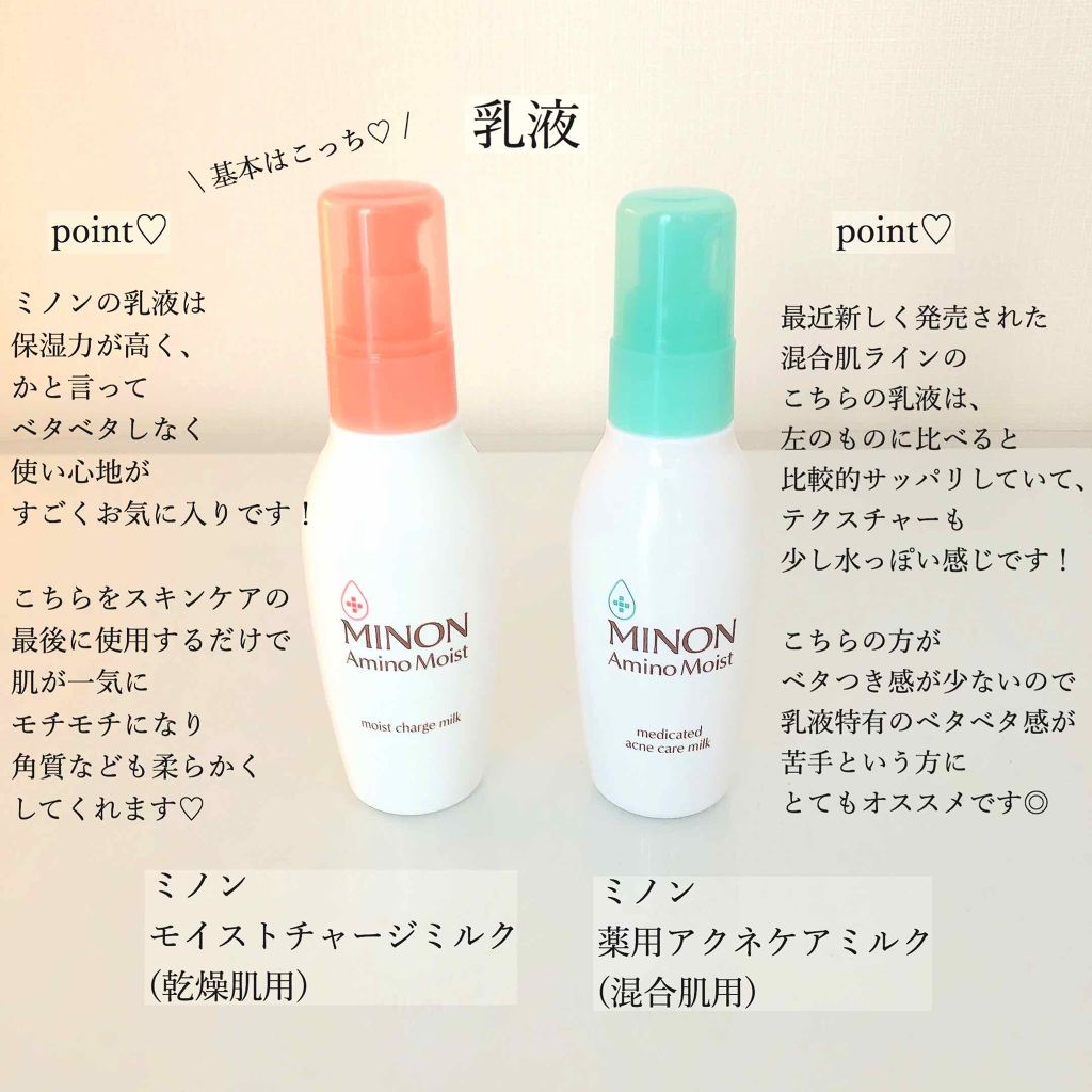 ミノン アミノモイスト モイストチャージ ミルク/ミノン/乳液を使ったクチコミ(4枚目)