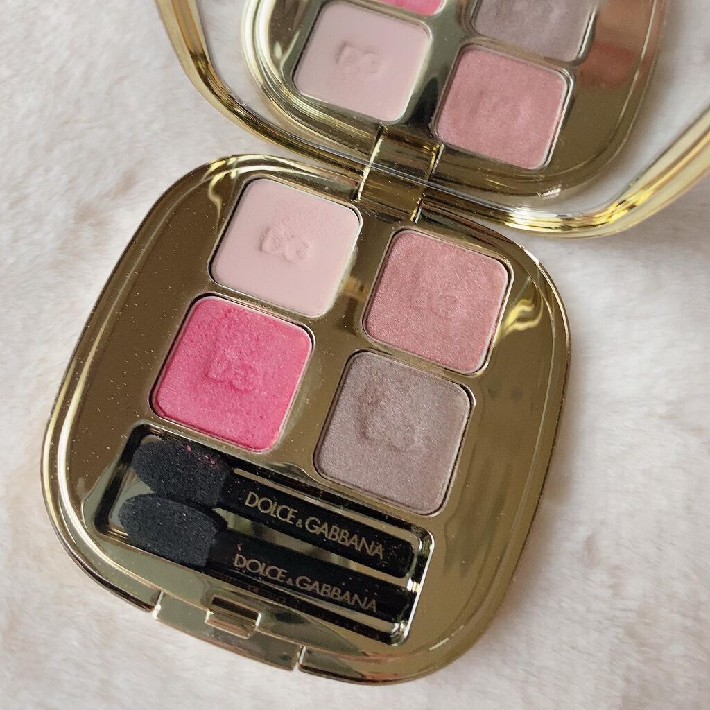フェリンアイズ インテンスアイシャドウ クアッド/DOLCE&GABBANA BEAUTY/アイシャドウパレットを使ったクチコミ(2枚目)