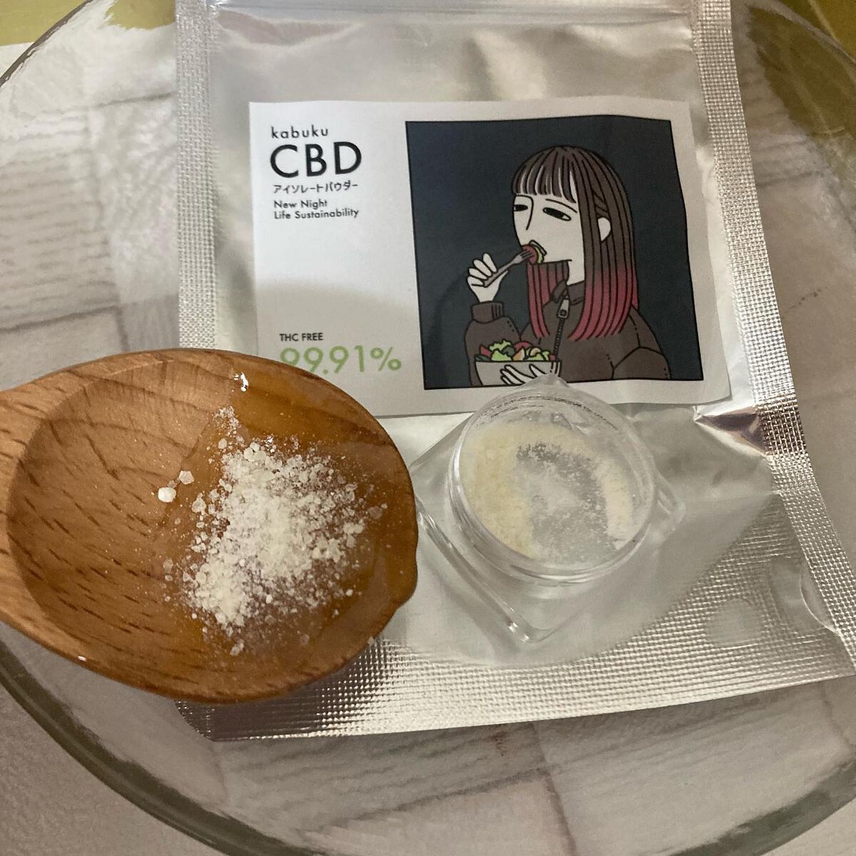 CBDパウダー(アイソレート)/Kabuku/その他を使ったクチコミ（3枚目）