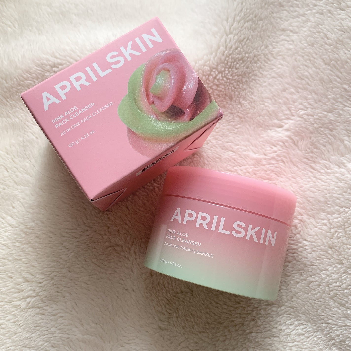 ピンクアロエメレンゲクレンザー/APRILSKIN/その他洗顔料を使ったクチコミ(6枚目)