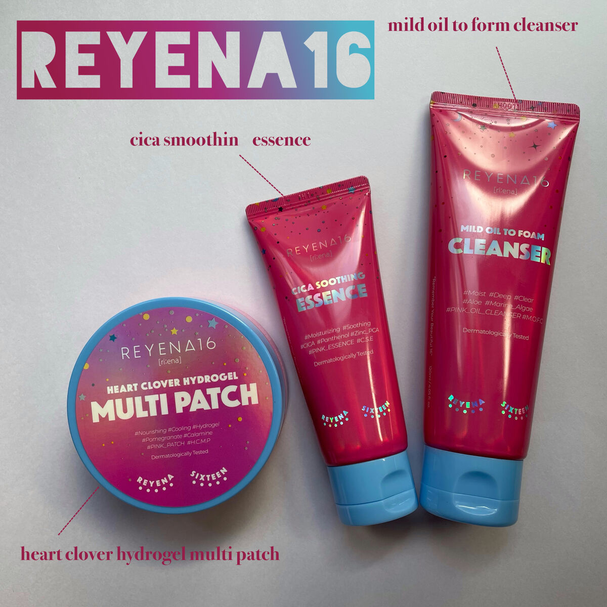 ハートクローバーハイドロゲルマルチパッチ/REYENA16/シートマスク・パックを使ったクチコミ（2枚目）
