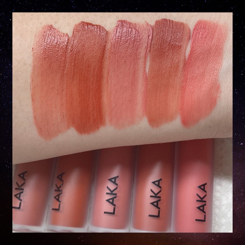 スムースマット リップティント/Laka/口紅を使ったクチコミ(3枚目)