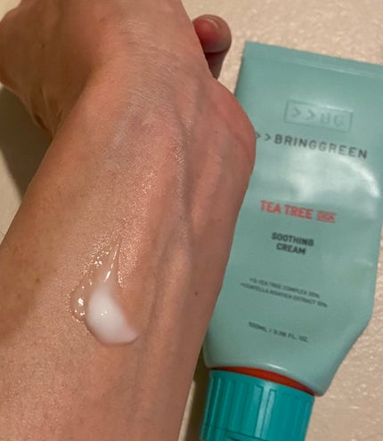 ティーツリーシカスージングクリーム/BRING GREEN/フェイスクリームを使ったクチコミ(2枚目)