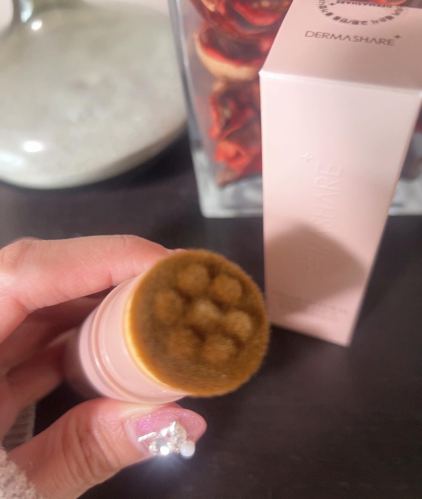 ヴィーガンナチュラルカバースティックファンデーション/DERMASHARE/その他ファンデーションを使ったクチコミ（3枚目）