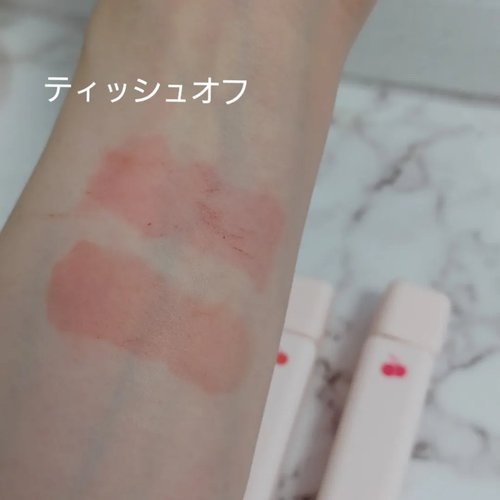 チューインガムベルベットティント/KIRSH(キルシー)/リップティントを使ったクチコミ（3枚目）