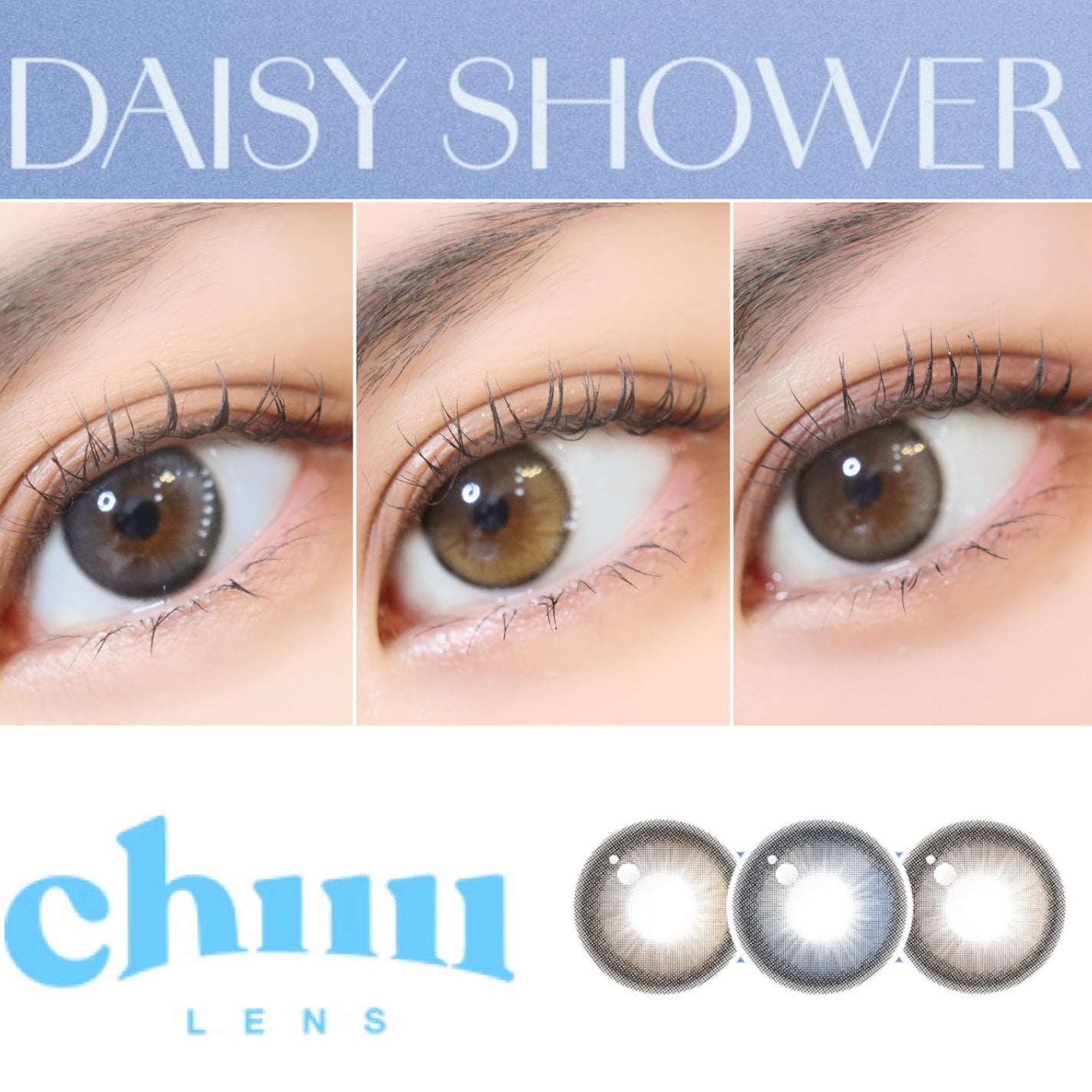 Daisy Shower 1Day/chuu LENS/ワンデー(1DAY)カラコンを使ったクチコミ(1枚目)
