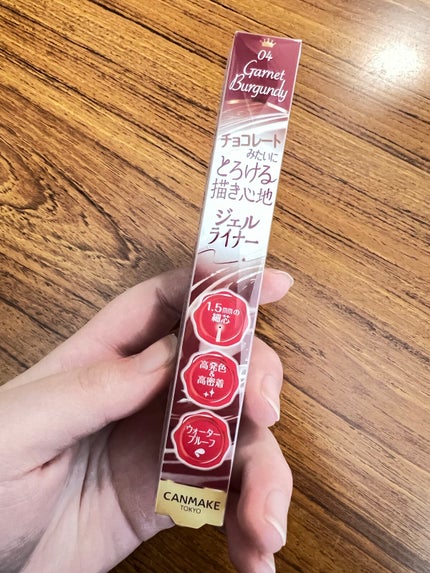 クリーミータッチライナー/キャンメイク/ジェルアイライナーを使ったクチコミ(1枚目)