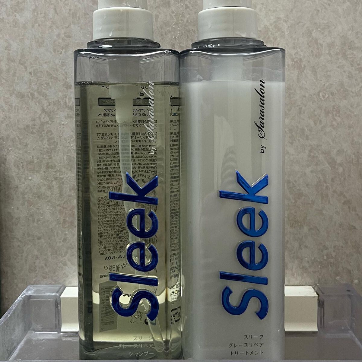 グレースリペアシャンプー/トリートメント/スリーク by サラサロン/市販シャンプーを使ったクチコミ(5枚目)