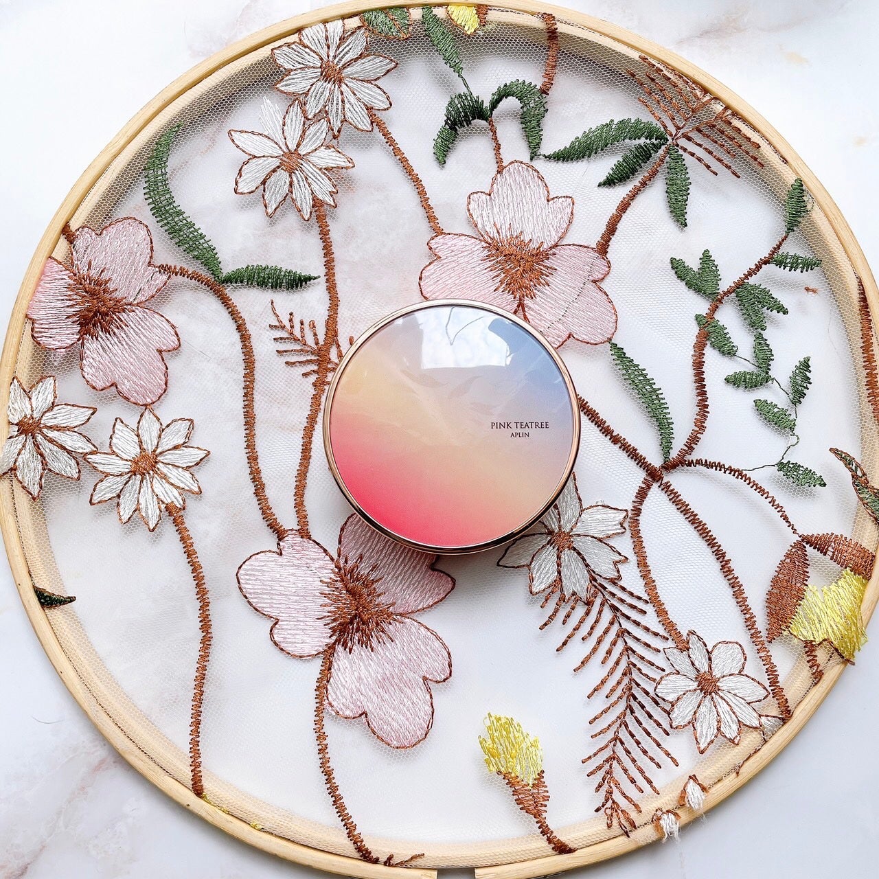 ピンクティーツリーカバーアップグロウクッション/APLIN/クッションファンデーションを使ったクチコミ(1枚目)