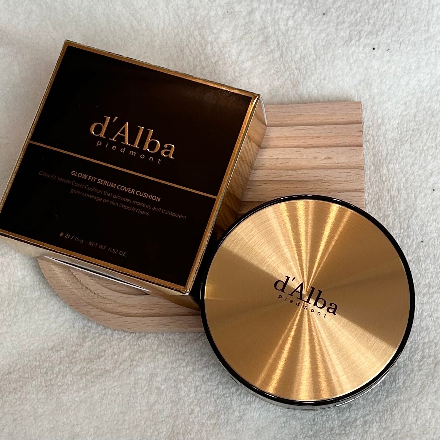 グロウフィットセラムカバークッション/ダルバ/クッションファンデーションを使ったクチコミ(1枚目)